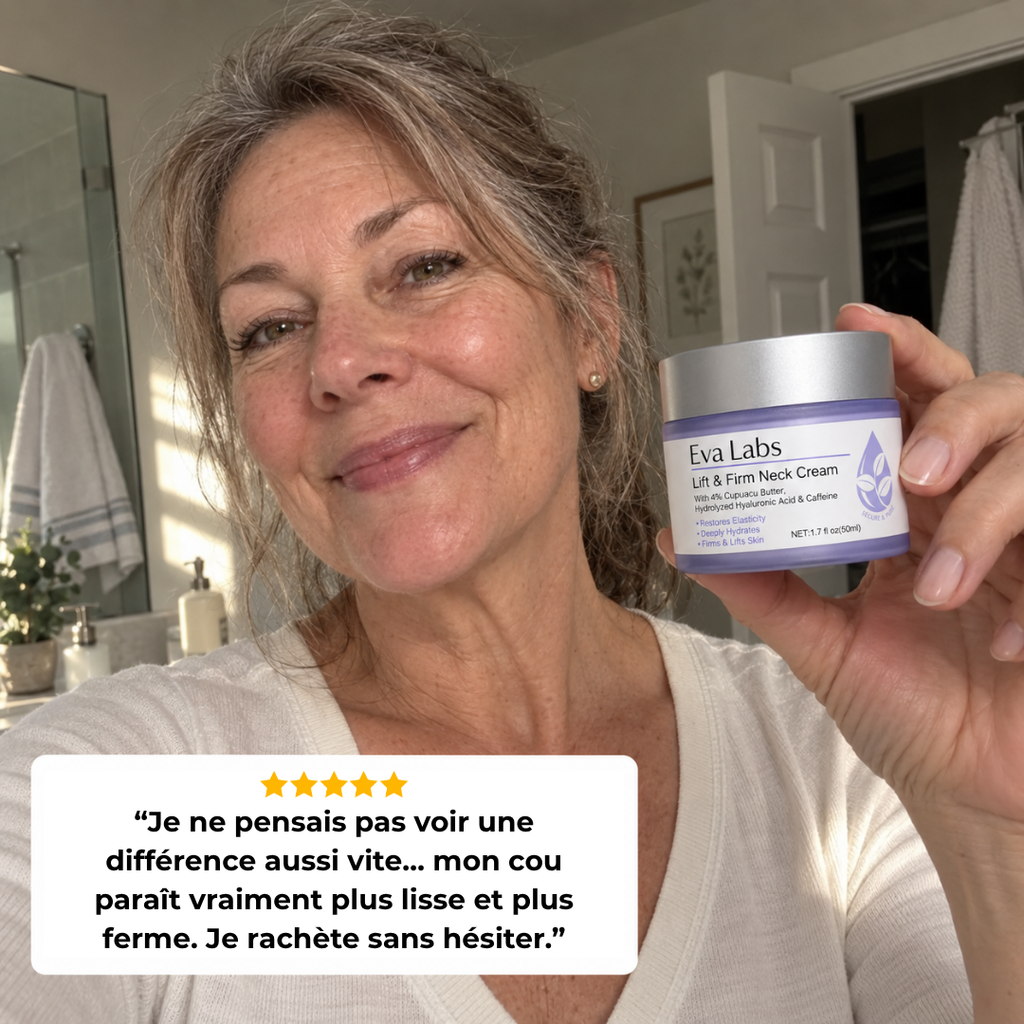 Crème pour le cou raffermissante et liftante